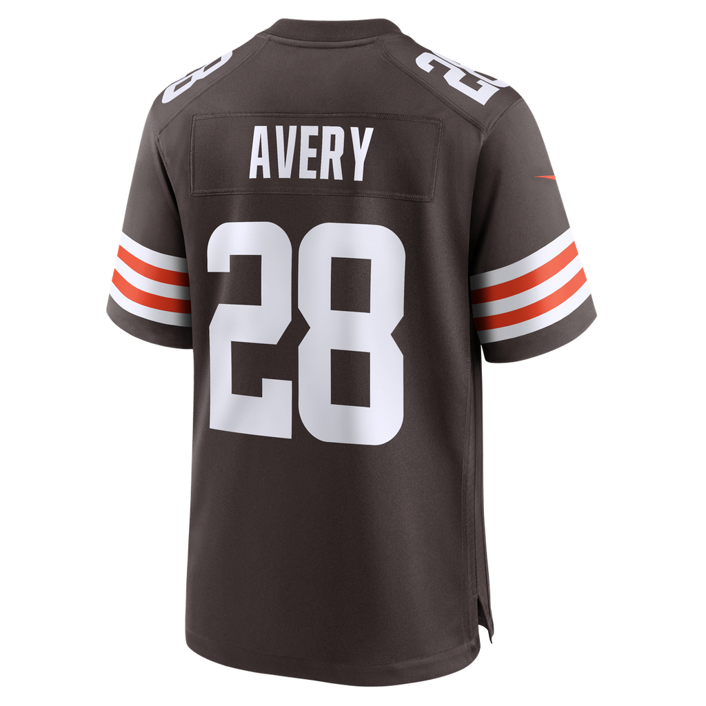 Cleveland Browns Tre Avery Nike Team Game Jersey - Brown