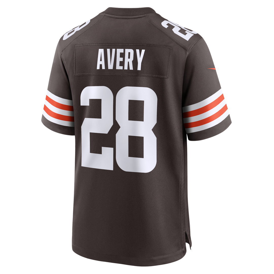 Cleveland Browns Tre Avery Nike Team Game Jersey - Brown