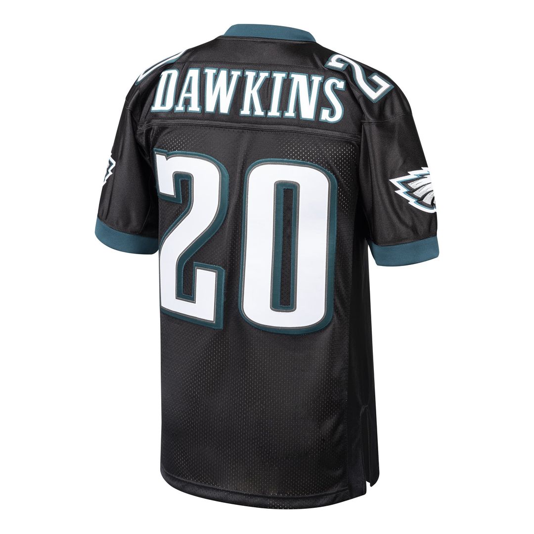 Philadelphia Eagles 2003 Brian Dawkins Mitchell & Ness Authentic Throwback Retired Player Jersey - Black