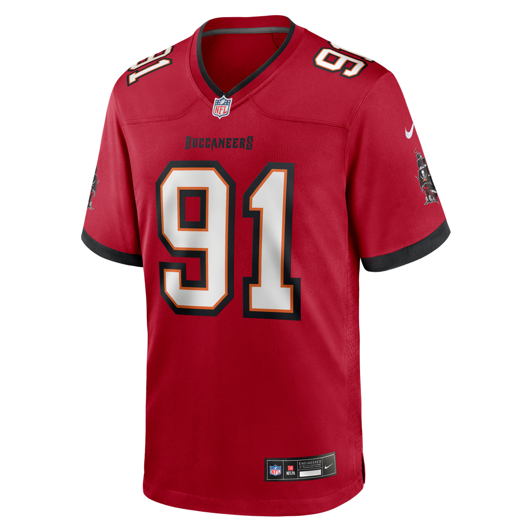 Tampa Bay Buccaneers A'Shawn Robinson Nike Team Game Jersey - Red