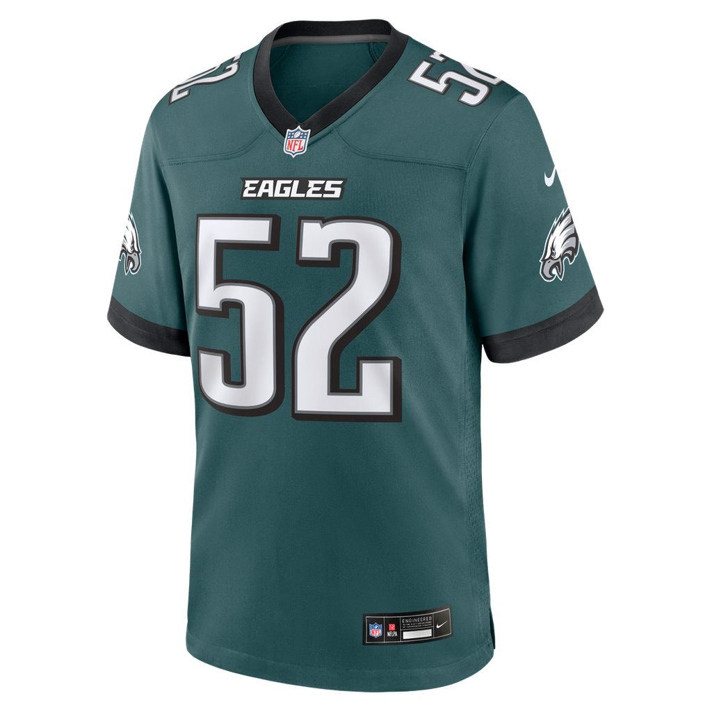 Philadelphia Eagles Jonathan Greenard Nike Team Game Jersey - Midnight Green