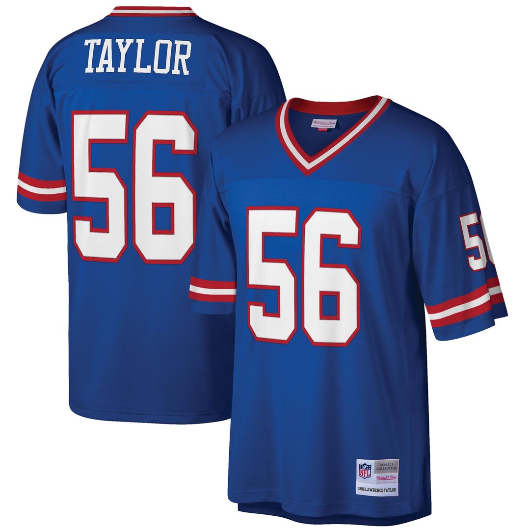 New York Giants Lawrence Taylor Mitchell & Ness Big & Tall 1986 Retired Player Replica Jersey - Royal