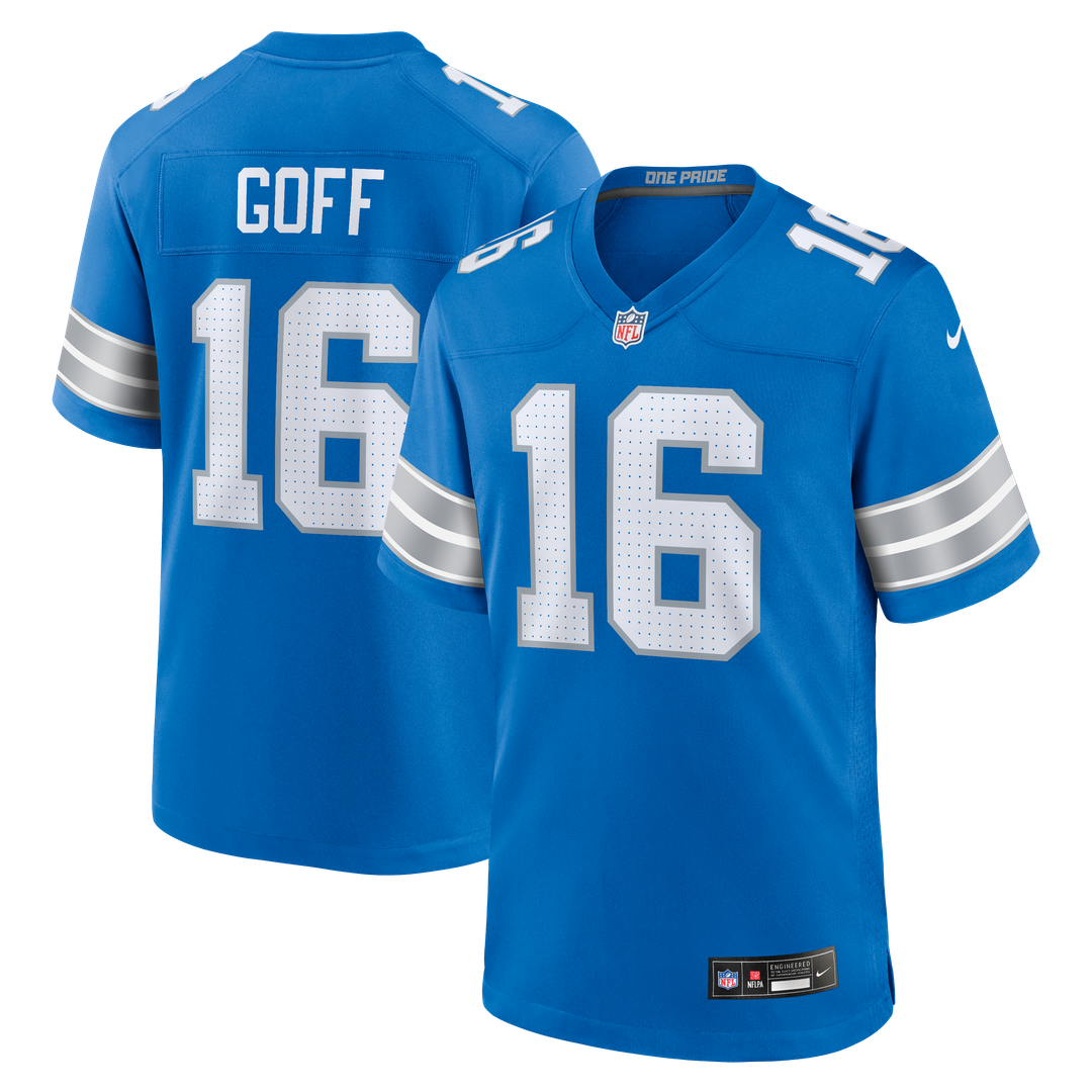 Detroit Lions Jared Goff Nike 2nd Alternate Game Jersey - Black