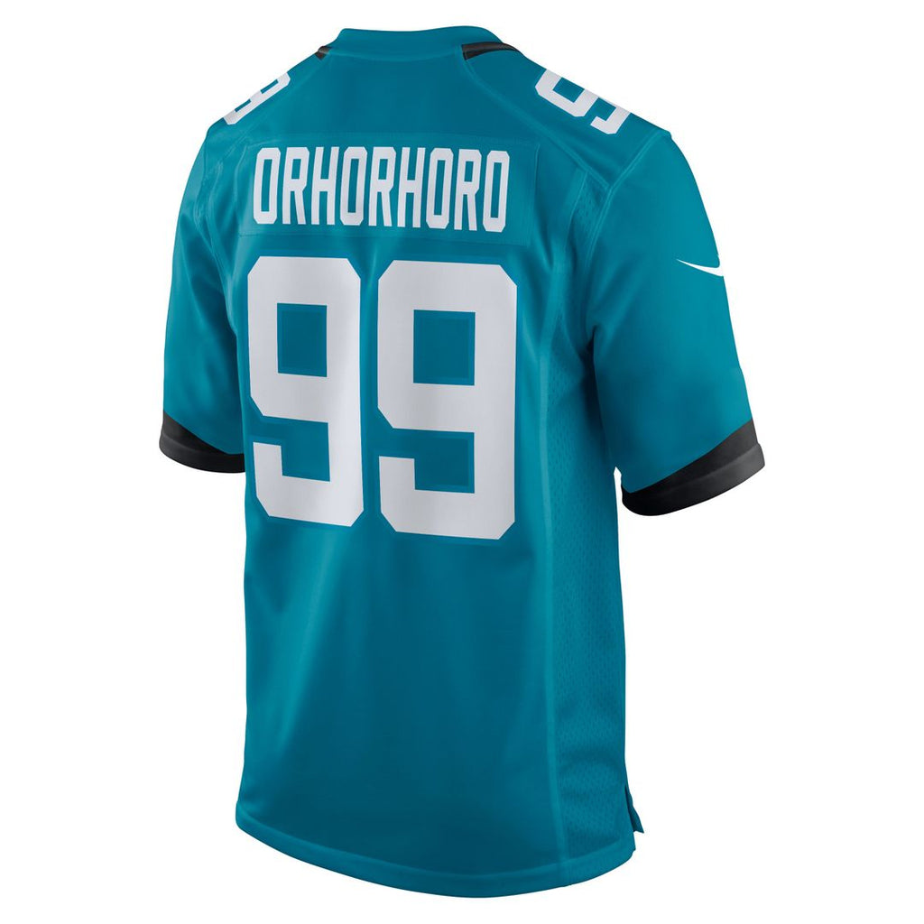 Jacksonville Jaguars Ruke Orhorhoro Nike Team Game Jersey - Teal