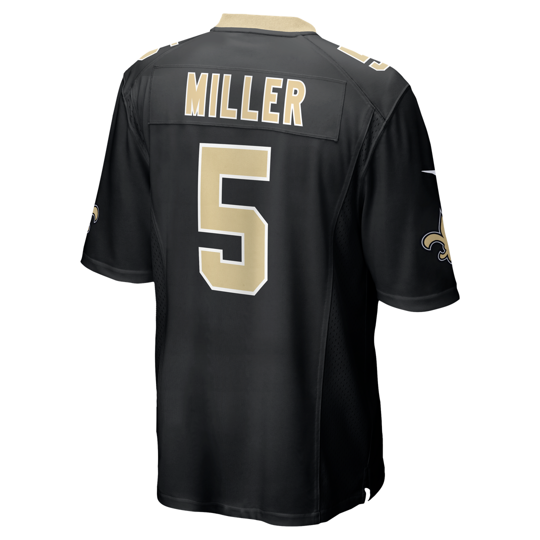 New Orleans Saints Kendre Miller Nike Team Game Jersey - Black