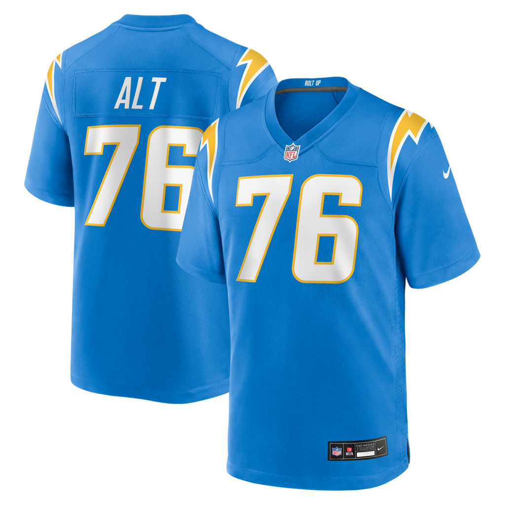 Los Angeles Chargers Joe Alt Nike Player Game Jersey - Powder Blue