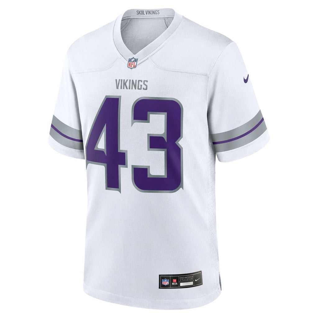 Minnesota Vikings Andrew Van Ginkel Nike Alternate Game Jersey - White