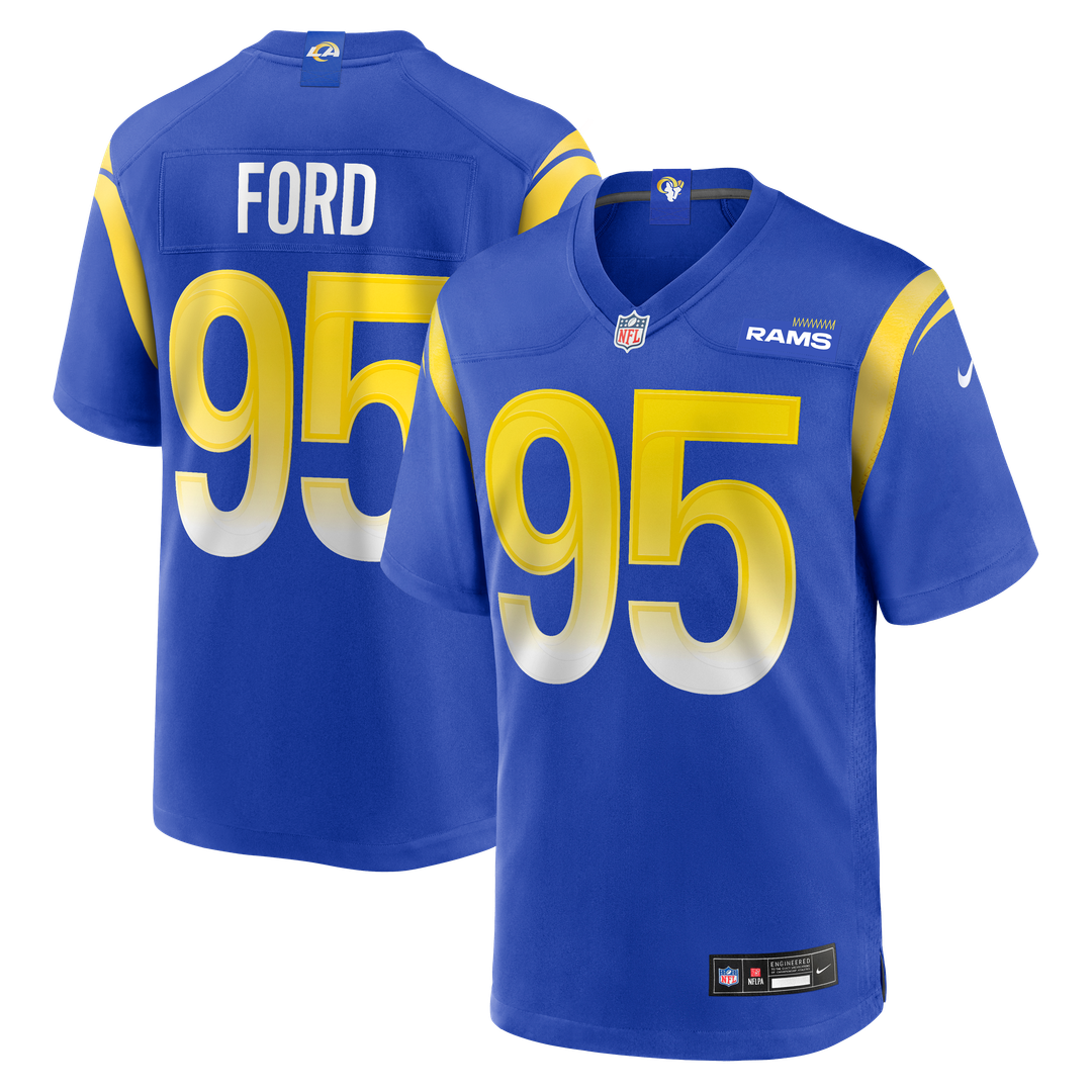 Los Angeles Rams Poona Ford Nike Team Game Jersey - Royal