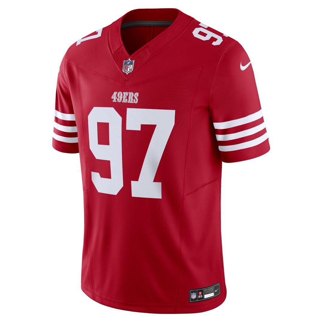 San Francisco 49ers Nick Bosa Nike Vapor F.U.S.E. Limited Jersey - Scarlet