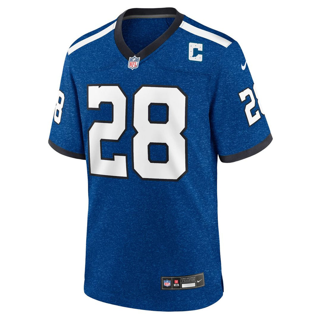 Indianapolis Colts Jonathan Taylor Nike Indiana Nights Alternate Game Jersey - Royal