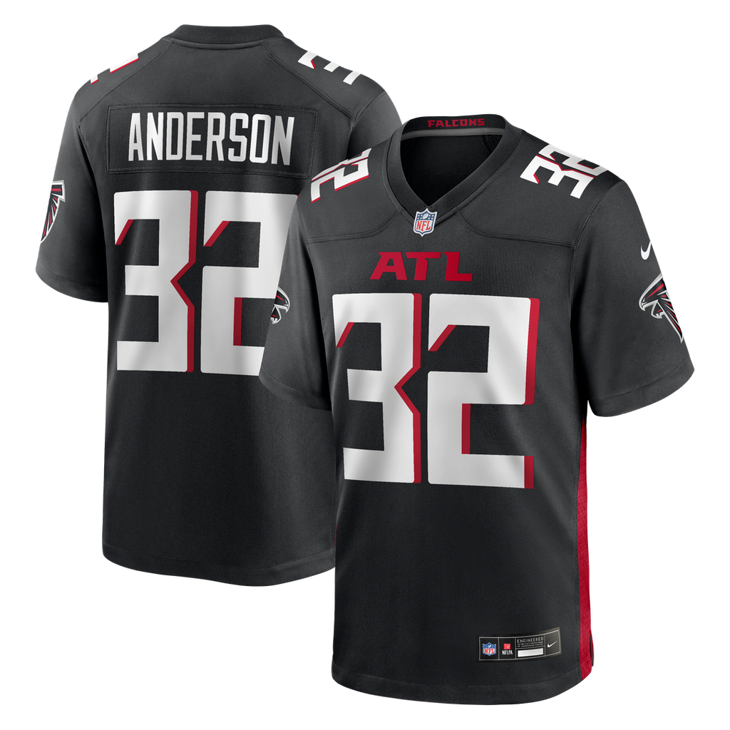 Atlanta Falcons Jamal Anderson Nike Game Retired Player Jersey - Black