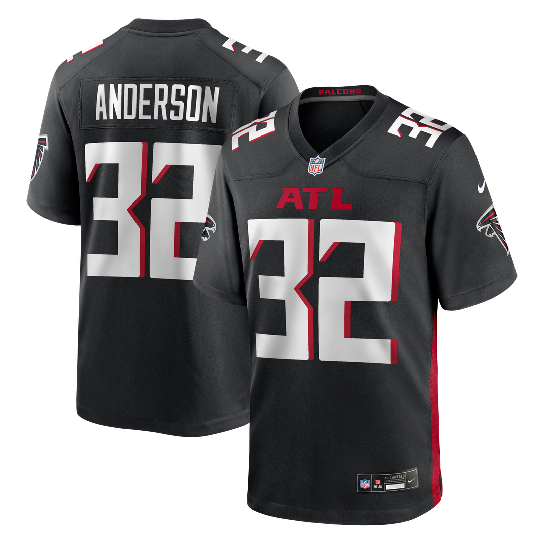 Atlanta Falcons Jamal Anderson Nike Game Retired Player Jersey - Black