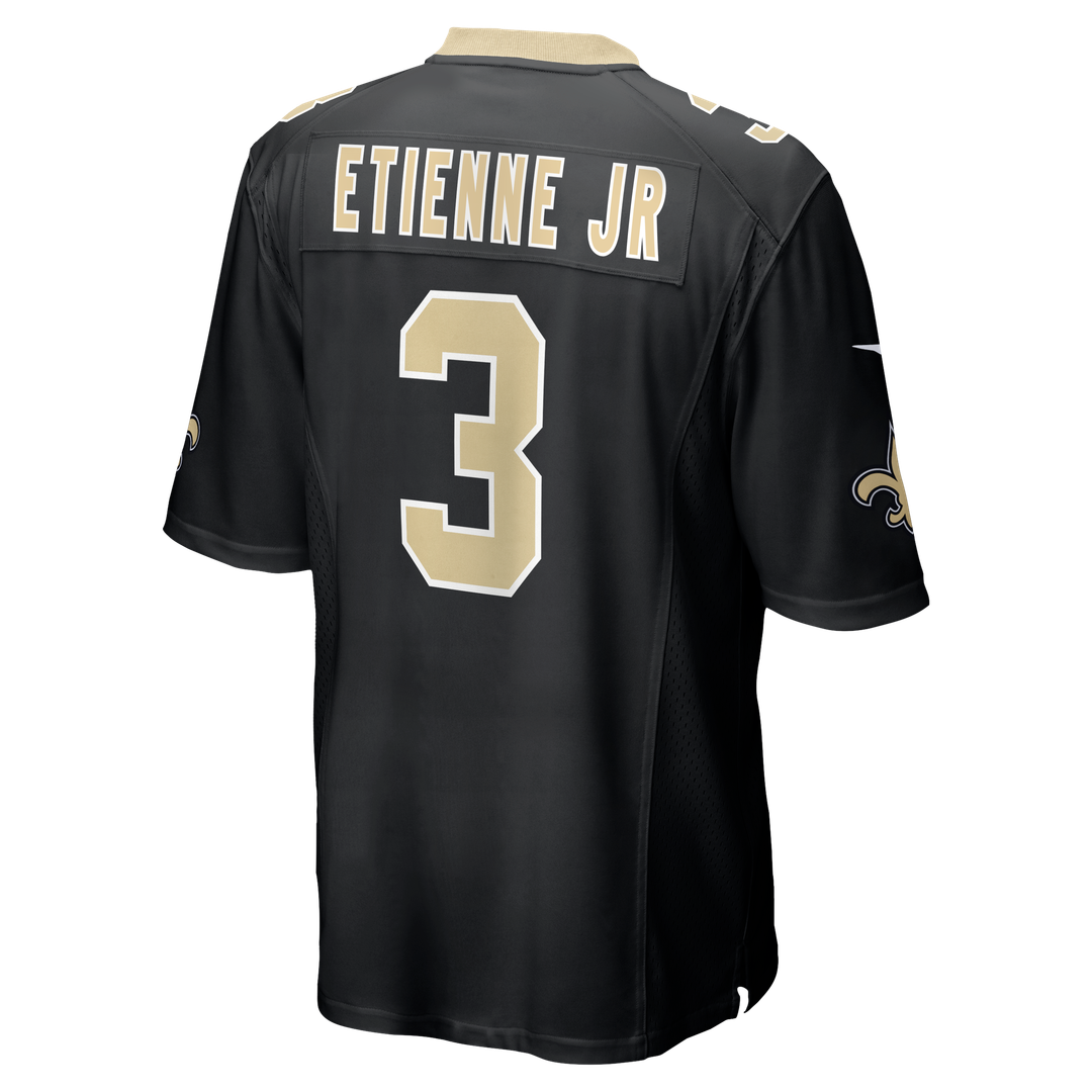 New Orleans Saints Travis Etienne Jr Nike Game Jersey - Black