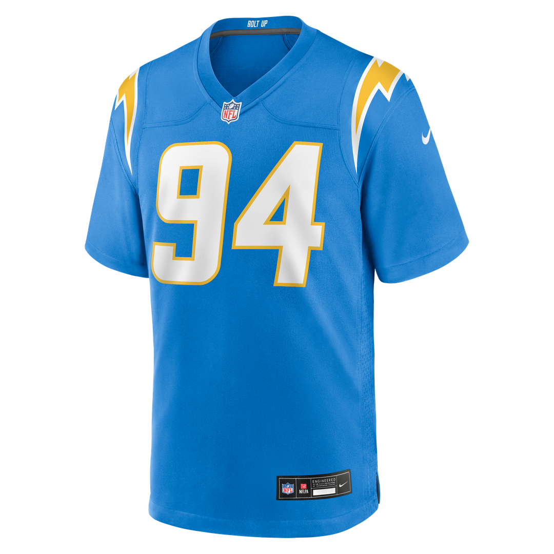 Los Angeles Chargers Dalvin Tomlinson Nike Team Game Jersey - Powder Blue