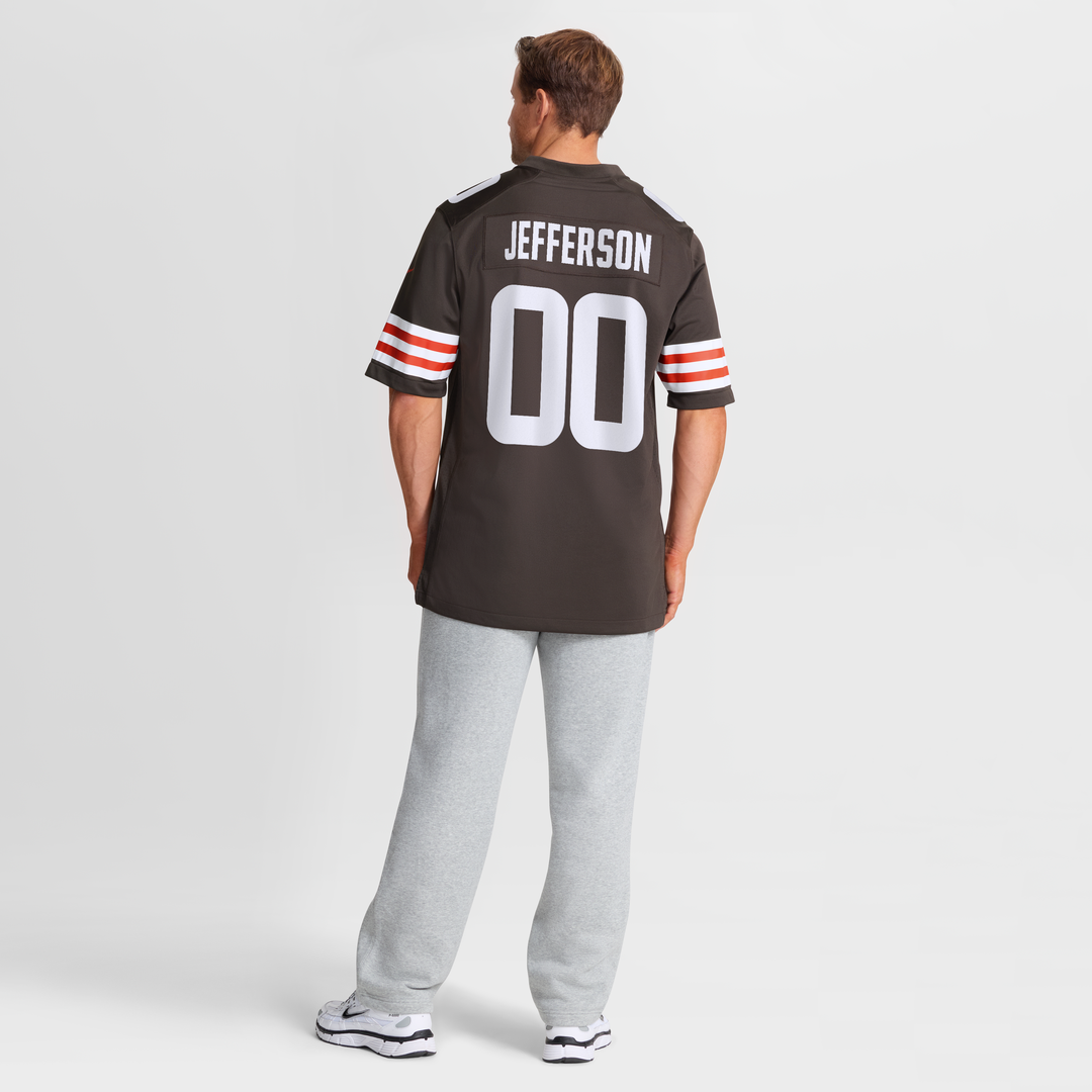 Cleveland Browns Justin Jefferson Nike Game Jersey - Brown