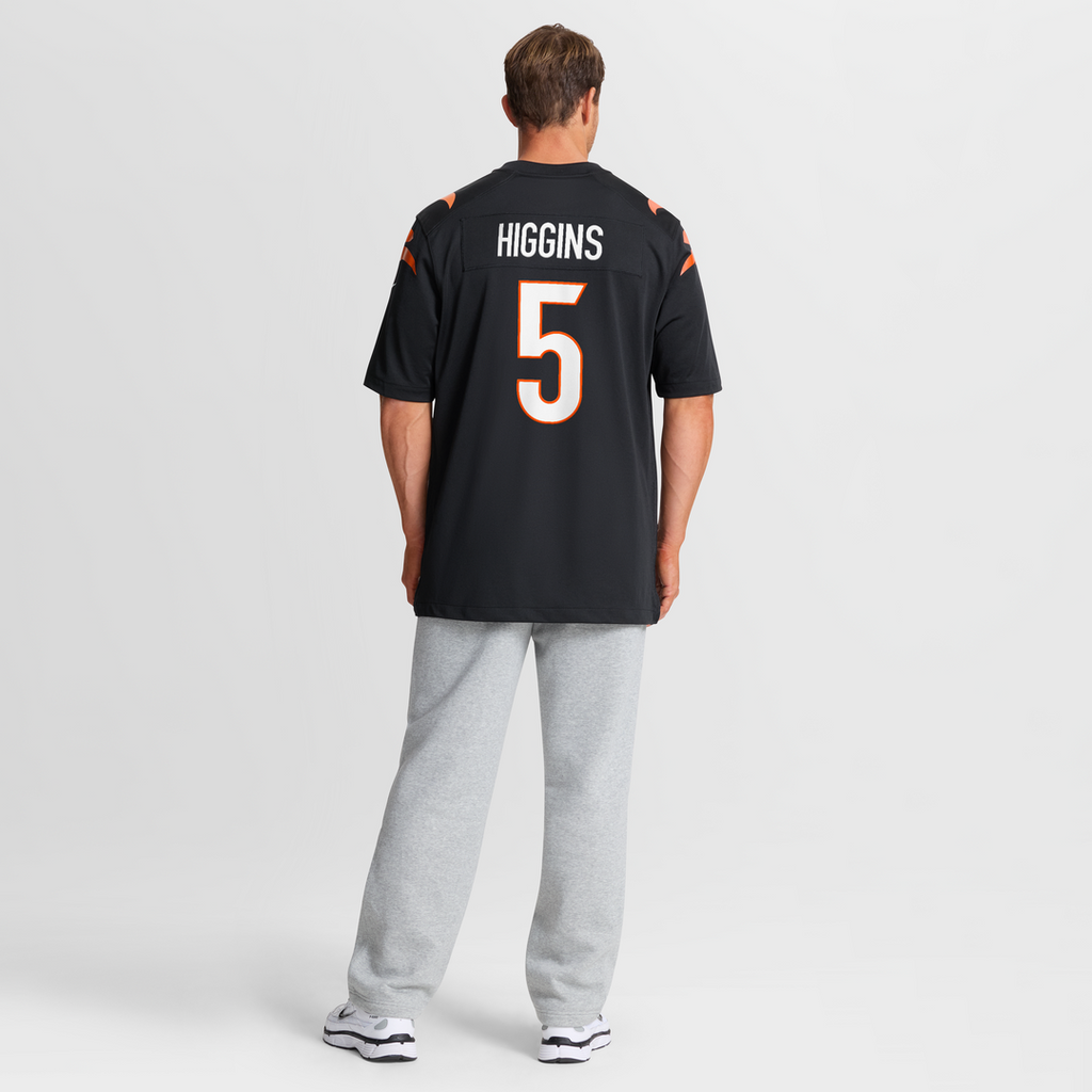 Cincinnati Bengals Tee Higgins Nike Game Player Jersey - Black