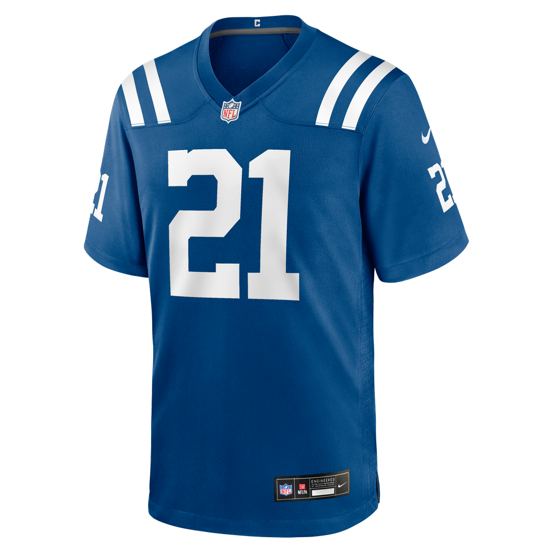 Indianapolis Colts DJ Giddens Nike Team Game Jersey - Royal