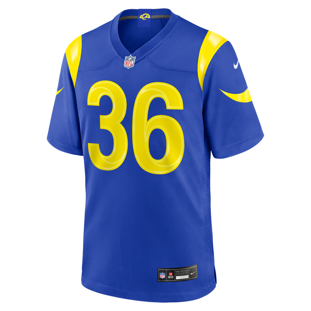 Los Angeles Rams Alex Johnson Nike Team Game Jersey - Royal