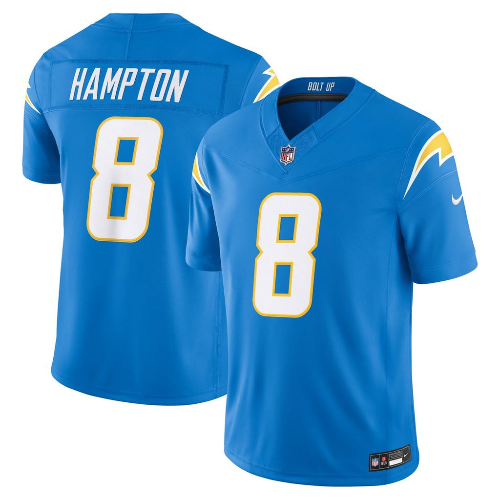 Los Angeles Chargers Omarion Hampton Nike Team Vapor F.U.S.E. Stitched Limited Jersey - Powder Blue
