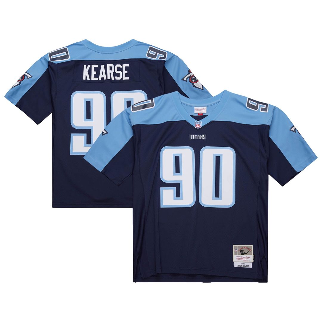 Tennessee Titans Jevon Kearse Mitchell & Ness 1999 Legacy Replica Jersey - Navy