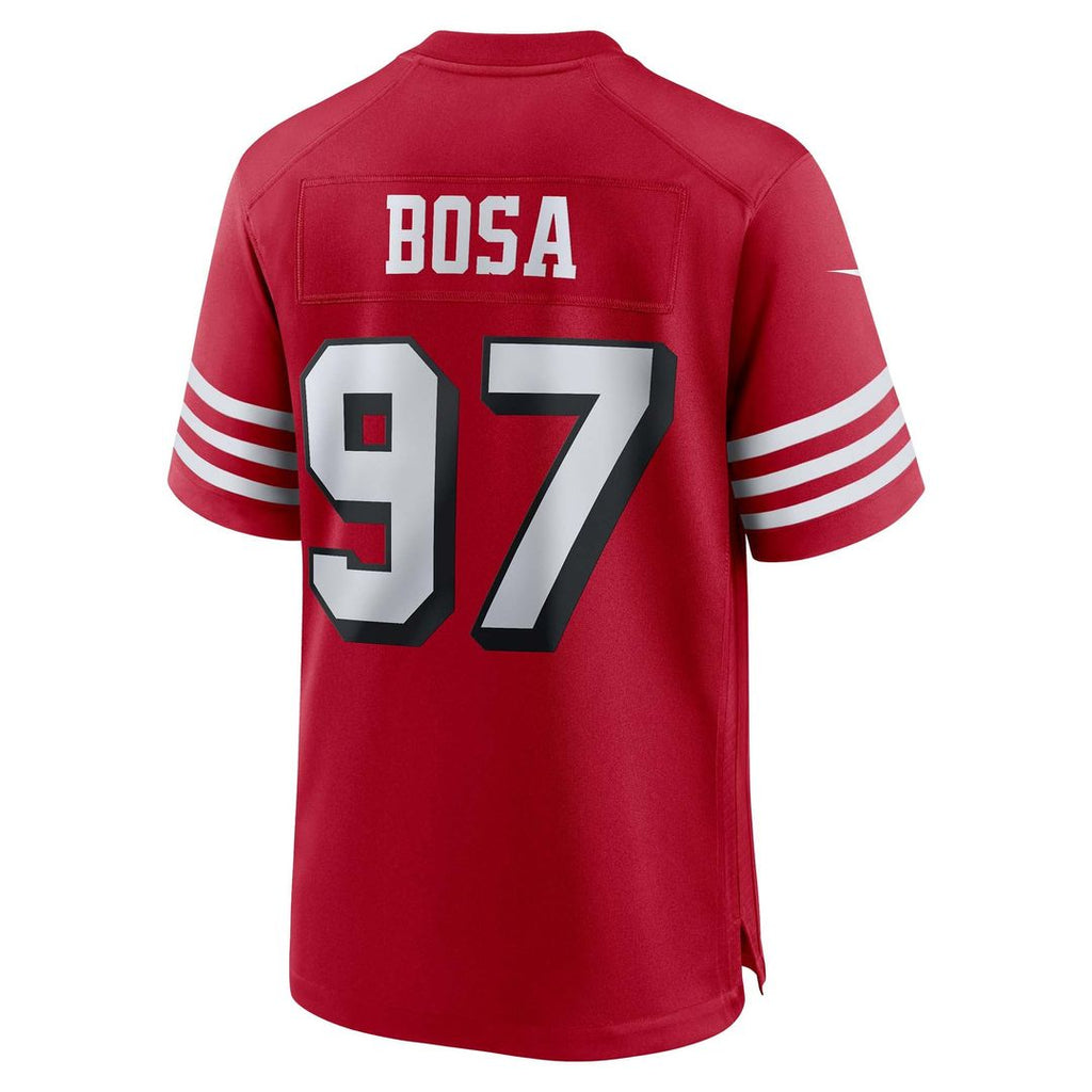 San Francisco 49ers Nick Bosa Nike Alternate Game Jersey - Scarlet