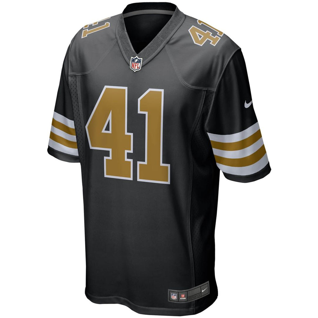 New Orleans Saints Alvin Kamara Nike Alternate Game Jersey - Black