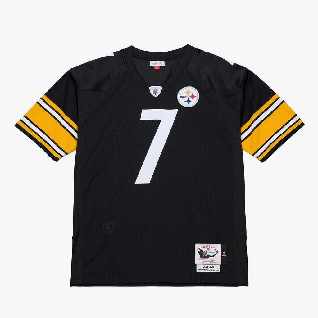 Pittsburgh Steelers Ben Roethlisberger Mitchell & Ness 2004 Authentic Throwback Jersey - Black