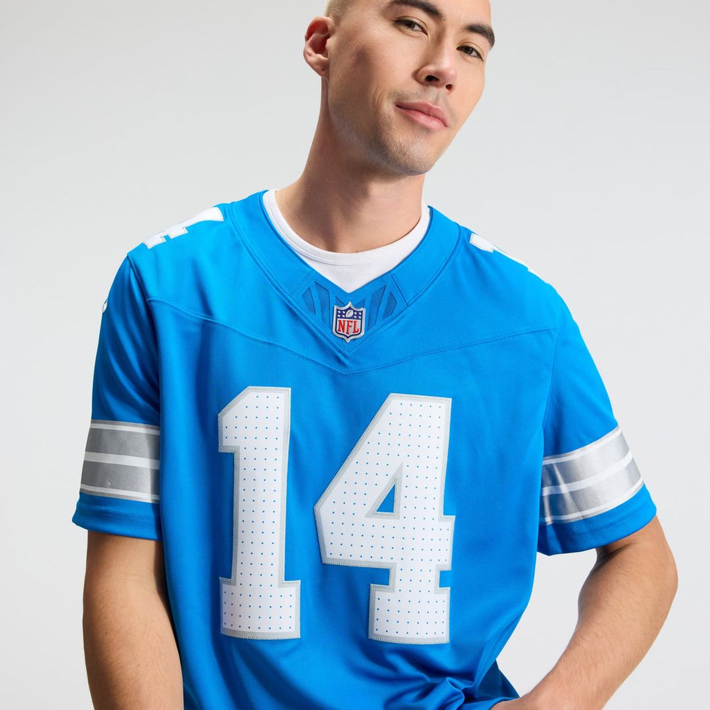 Detroit Lions Amon-Ra St. Brown Nike Team Vapor F.U.S.E. Stitched Limited Jersey - Blue