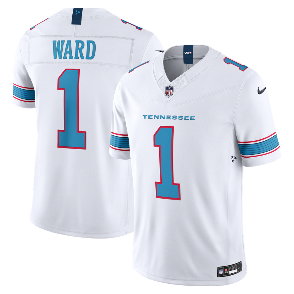 Tennessee Titans Cameron Ward Nike Team Vapor F.U.S.E. Stitched Limited Jersey - Light Blue