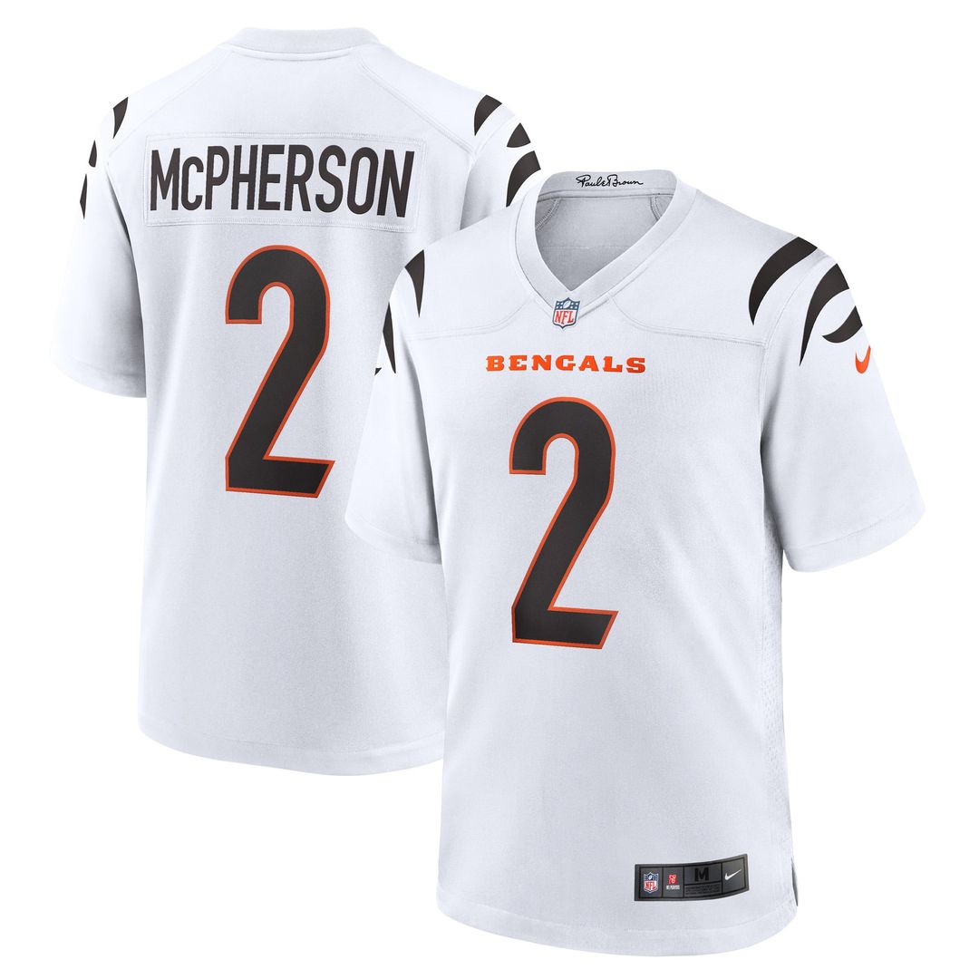 Cincinnati Bengals Evan McPherson Nike Game Player Jersey - White