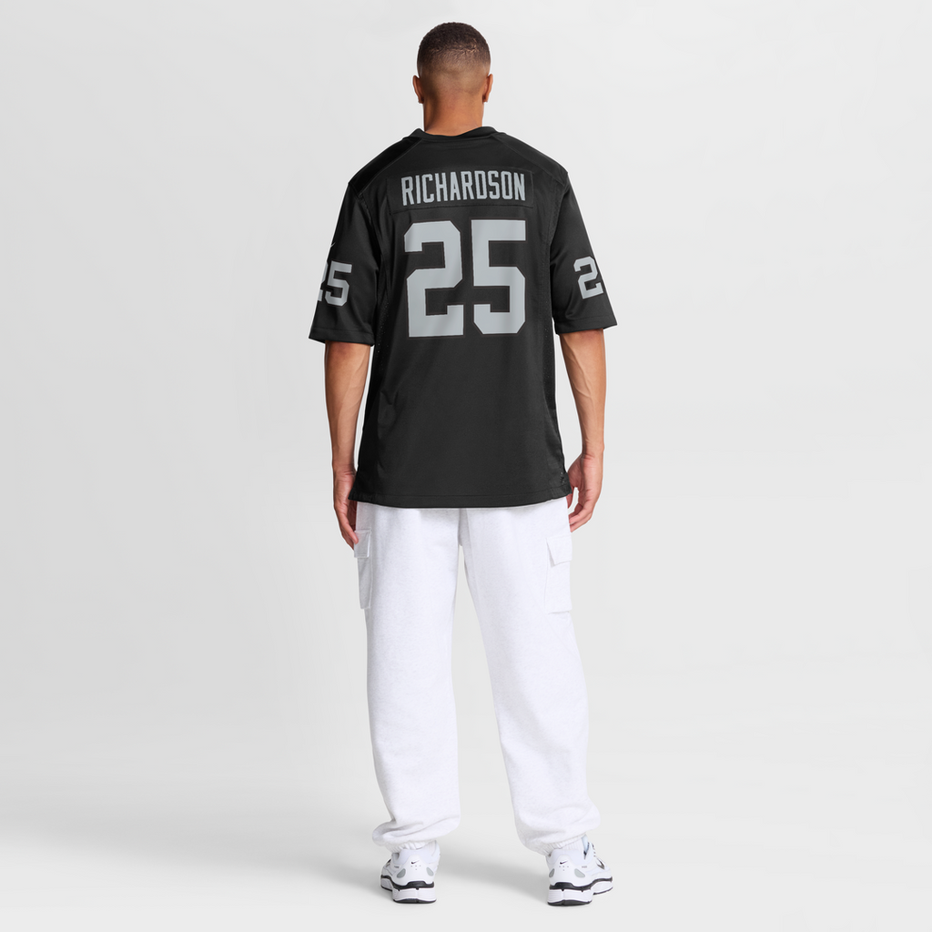 Las Vegas Raiders Decamerion Richardson Nike Team Game Jersey - Black