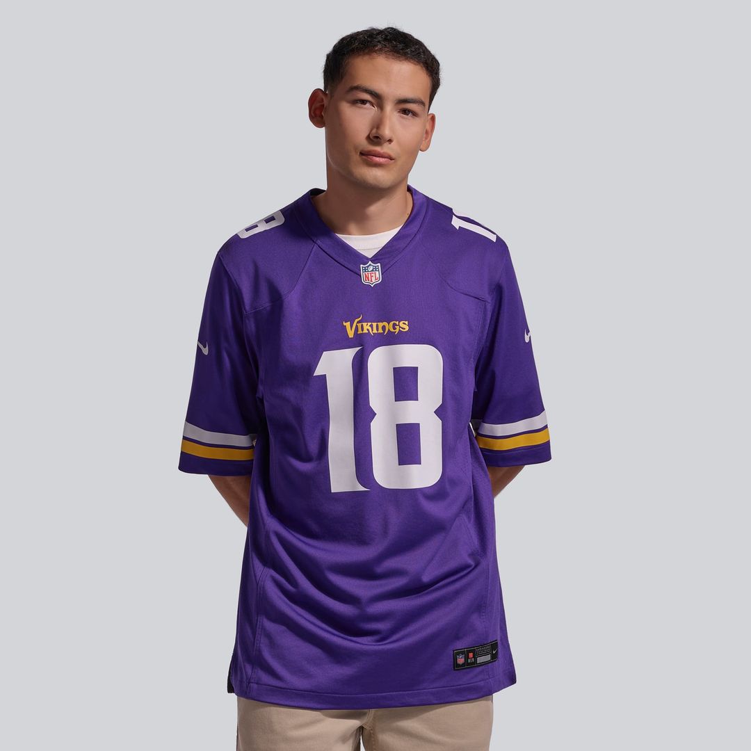 Minnesota Vikings Justin Jefferson Nike Player Game Jersey - Purple