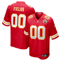 Kansas City Chiefs Justin Fields Nike Game Jersey - Red