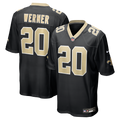 New Orleans Saints Pete Werner Nike Game Jersey - Black