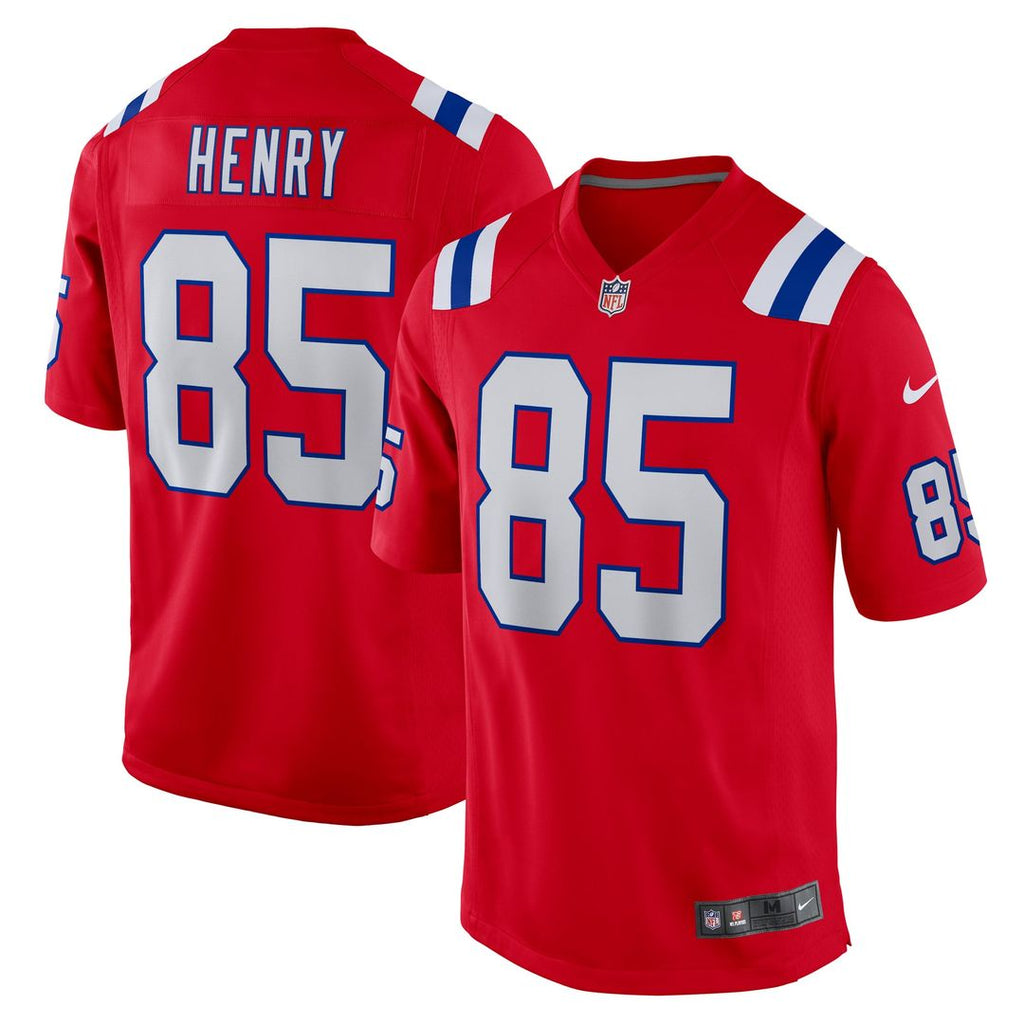 New England Patriots Hunter Henry Nike Game Alternate Jersey - Red