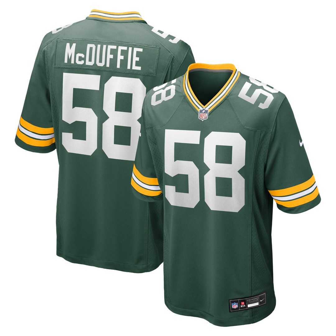 Green Bay Packers Isaiah McDuffie Nike Game Jersey - Green