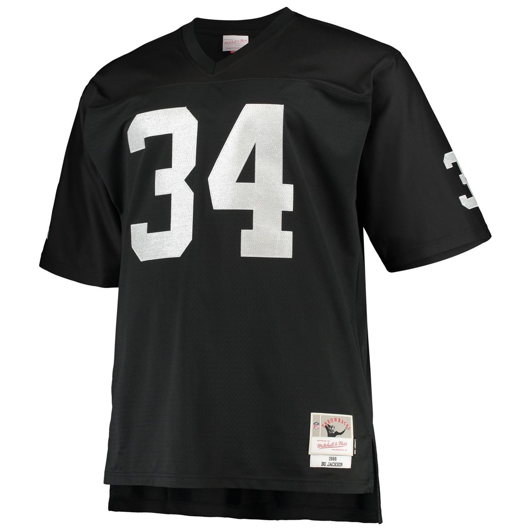 Las Vegas Raiders Bo Jackson Mitchell & Ness Big & Tall 1988 Retired Player Replica Jersey - White