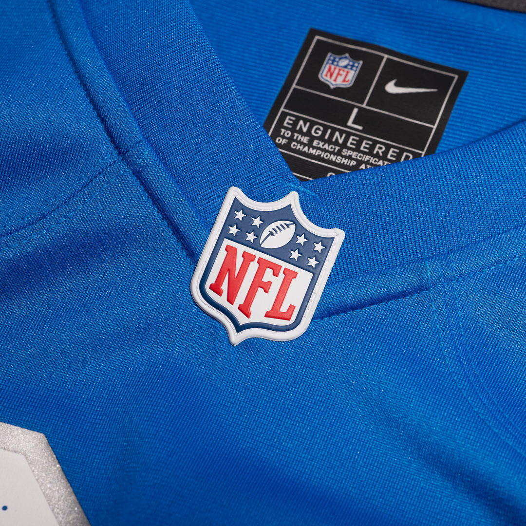 Detroit Lions Rock Ya-Sin Nike Team Game Jersey - Blue