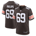 Cleveland Browns Tyre Phillips Nike Team Game Jersey - Brown