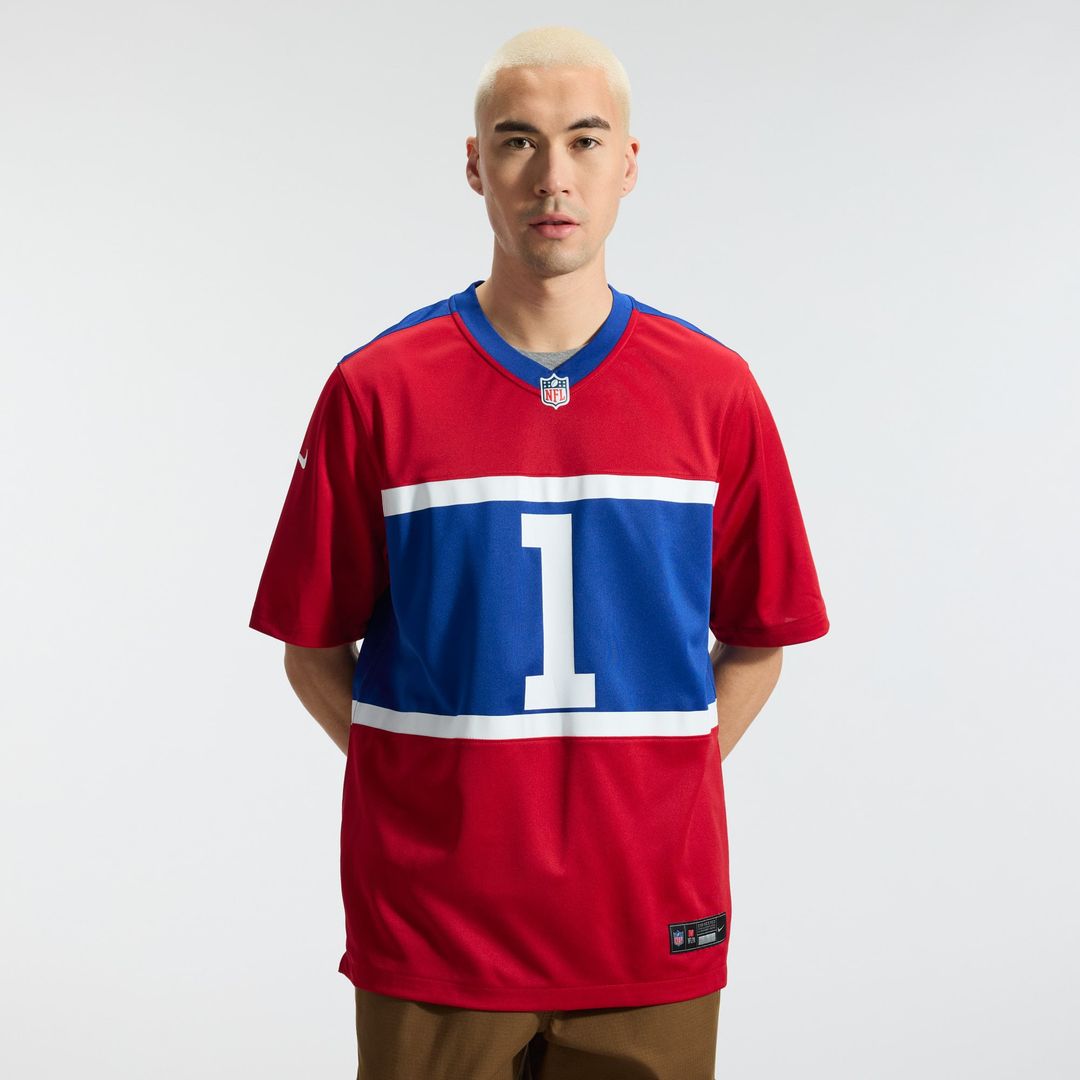 New York Giants Malik Nabers Nike Player Game Jersey - Royal