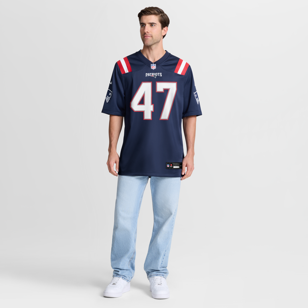 New England Patriots Julian Ashby Nike Team Game Jersey - Navy