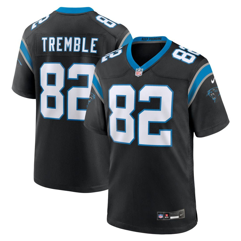 Carolina Panthers Tommy Tremble Nike Team Game Jersey - Black