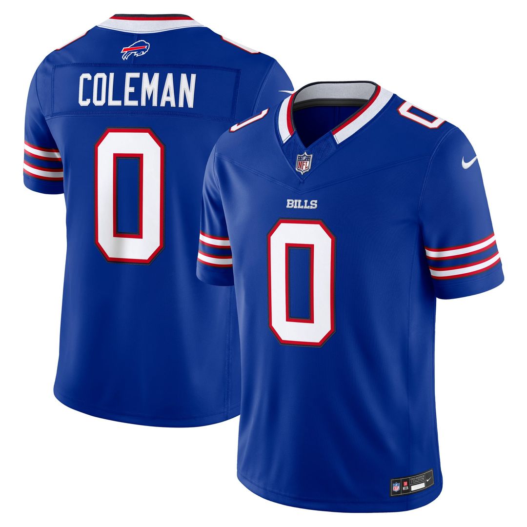 Buffalo Bills Keon Coleman Nike Nickel City Vapor F.U.S.E. Stitched Limited Jersey - Gray