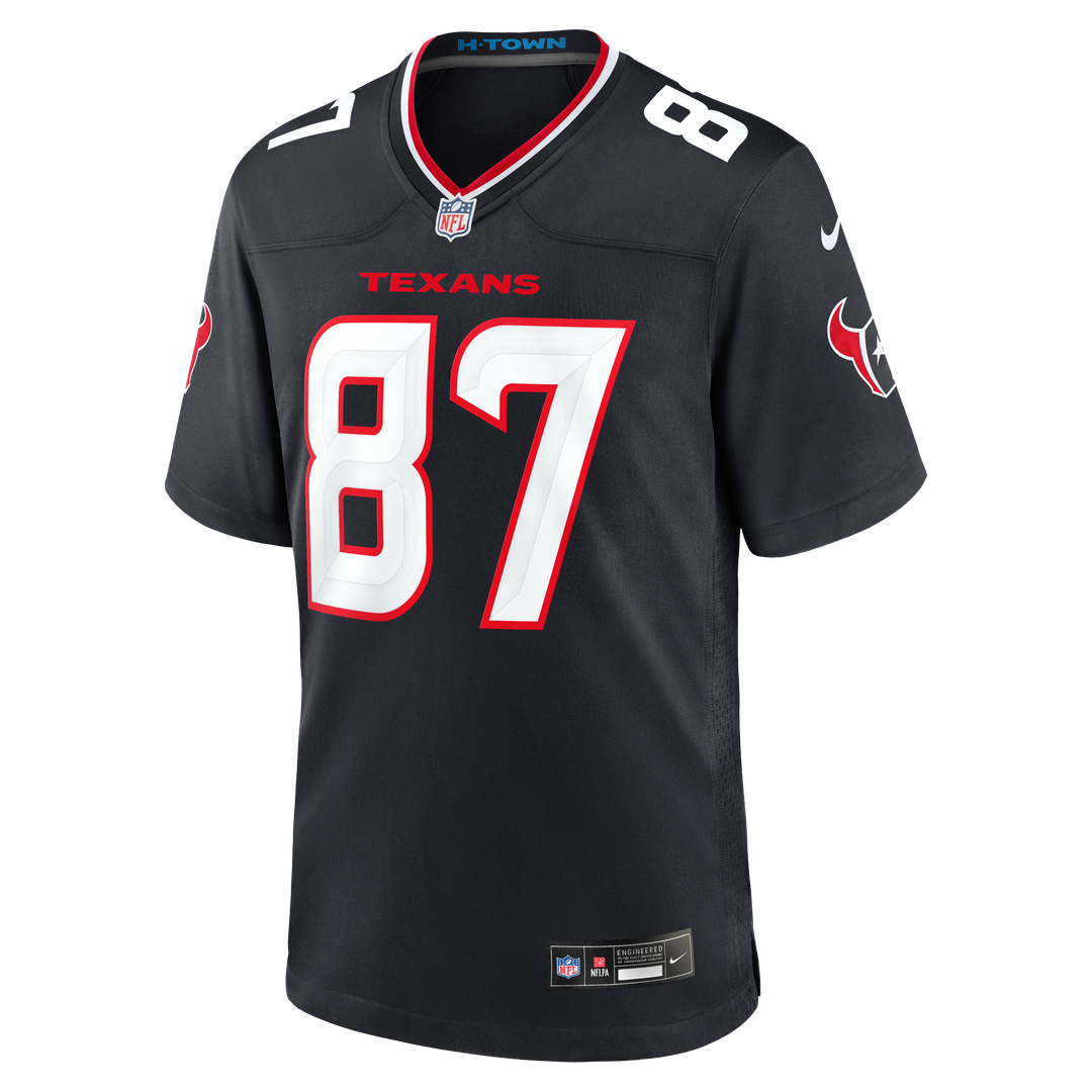 Houston Texans Cade Stover Nike Game Jersey - Navy