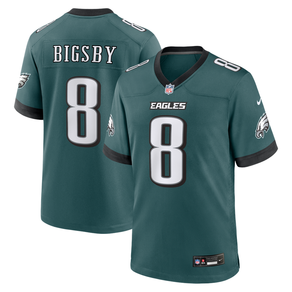 Philadelphia Eagles Tank Bigsby Nike Team Game Jersey - Midnight Green
