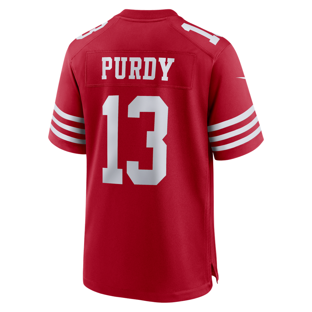 San Francisco 49ers Brock Purdy Nike 80th Anniversary Game Jersey - White