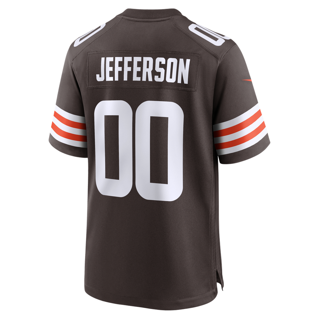 Cleveland Browns Justin Jefferson Nike Game Jersey - Brown