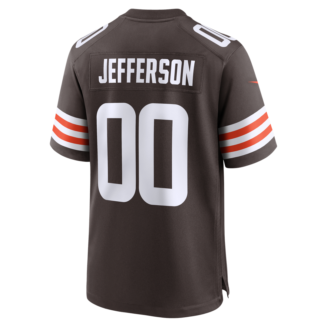 Cleveland Browns Justin Jefferson Nike Game Jersey - Brown