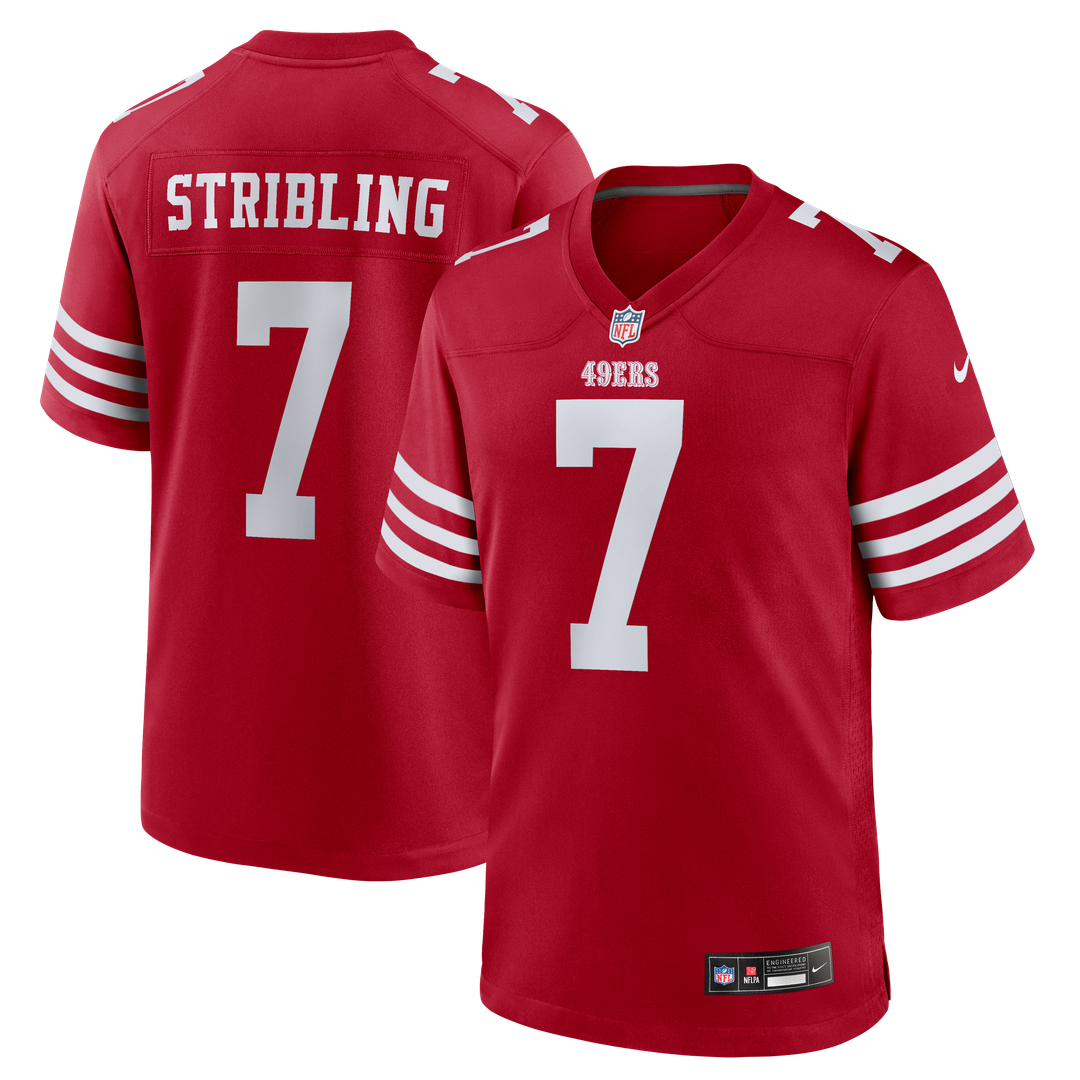 San Francisco 49ers De'Zhaun Stribling Nike Game Jersey - Scarlet