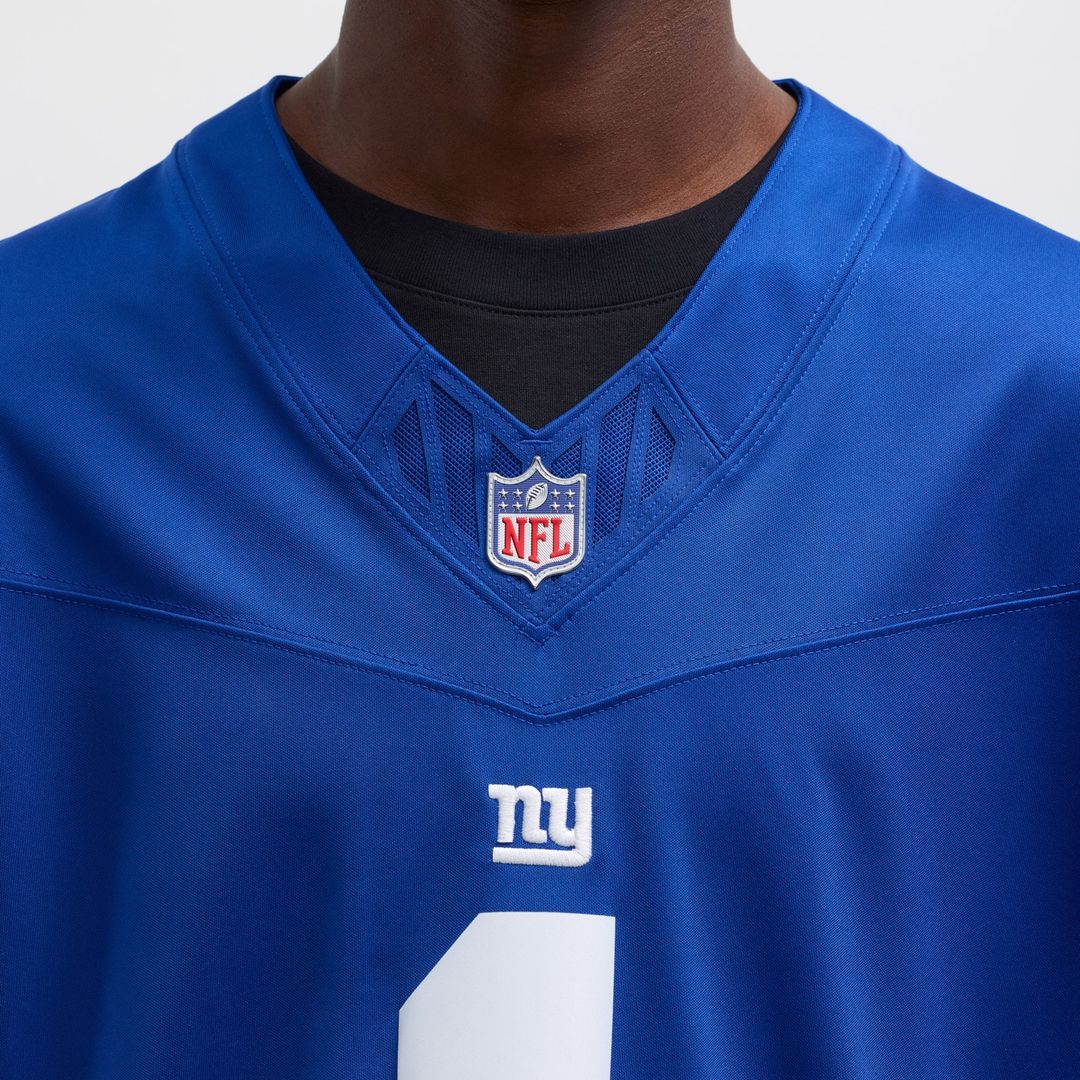 New York Giants Malik Nabers Nike Vapor F.U.S.E. Limited Jersey - Royal